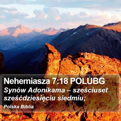 Nehemiasza 7:18 POLUBG Bible Verse Image