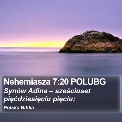 Nehemiasza 7:20 POLUBG Bible Verse Image
