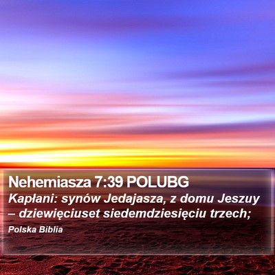Nehemiasza 7:39 POLUBG Bible Verse Image