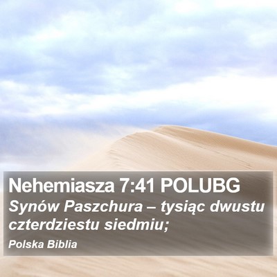 Nehemiasza 7:41 POLUBG Bible Verse Image