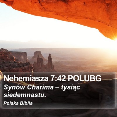 Nehemiasza 7:42 POLUBG Bible Verse Image
