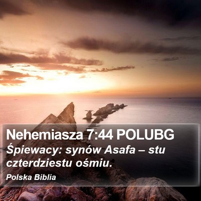 Nehemiasza 7:44 POLUBG Bible Verse Image
