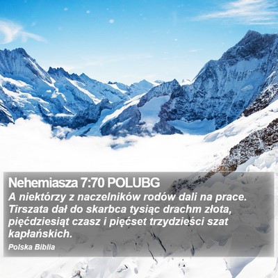 Nehemiasza 7:70 POLUBG Bible Verse Image