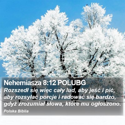 Nehemiasza 8:12 POLUBG Bible Verse Image