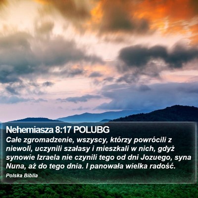 Nehemiasza 8:17 POLUBG Bible Verse Image