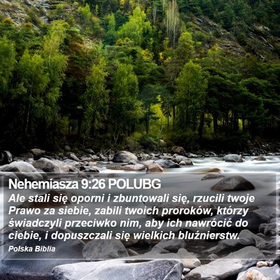 Nehemiasza 9:26 POLUBG Bible Verse Image