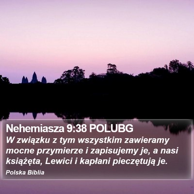 Nehemiasza 9:38 POLUBG Bible Verse Image