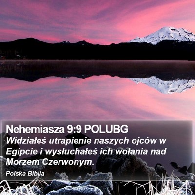 Nehemiasza 9:9 POLUBG Bible Verse Image