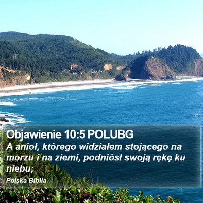Objawienie 10:5 POLUBG Bible Verse Image