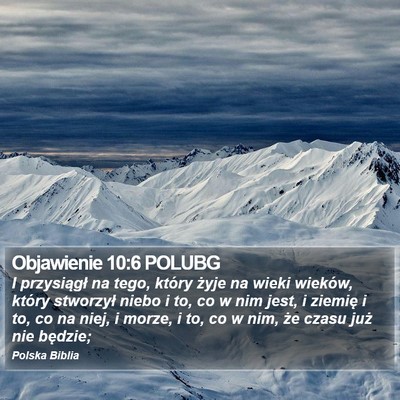 Objawienie 10:6 POLUBG Bible Verse Image