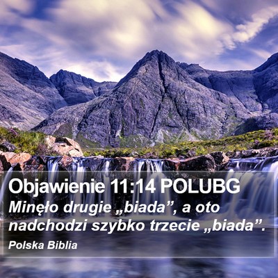 Objawienie 11:14 POLUBG Bible Verse Image