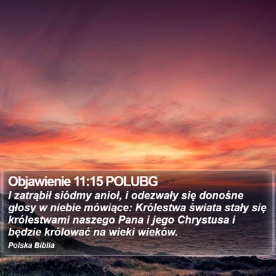 Objawienie 11:15 POLUBG Bible Verse Image