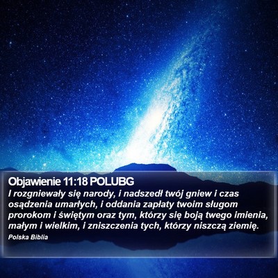 Objawienie 11:18 POLUBG Bible Verse Image