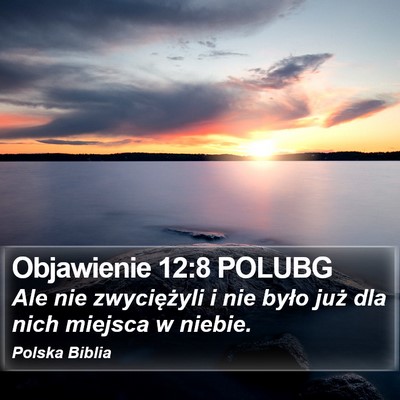 Objawienie 12:8 POLUBG Bible Verse Image