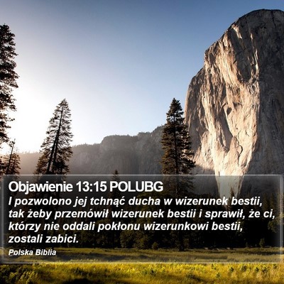 Objawienie 13:15 POLUBG Bible Verse Image
