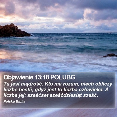 Objawienie 13:18 POLUBG Bible Verse Image