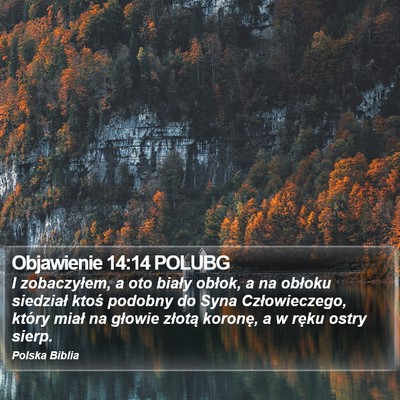 Objawienie 14:14 POLUBG Bible Verse Image