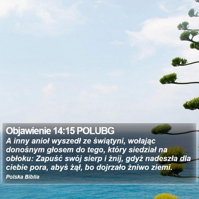 Objawienie 14:15 POLUBG Bible Verse Image