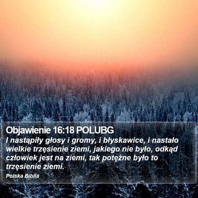 Objawienie 16:18 POLUBG Bible Verse Image