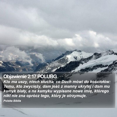 Objawienie 2:17 POLUBG Bible Verse Image