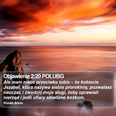 Objawienie 2:20 POLUBG Bible Verse Image
