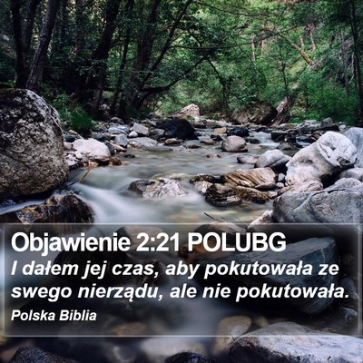 Objawienie 2:21 POLUBG Bible Verse Image