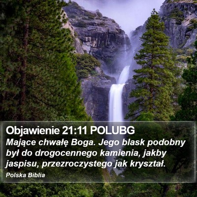 Objawienie 21:11 POLUBG Bible Verse Image