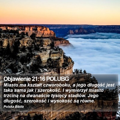 Objawienie 21:16 POLUBG Bible Verse Image