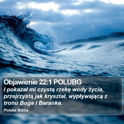 Objawienie 22:1 POLUBG Bible Verse Image
