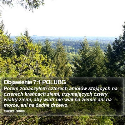 Objawienie 7:1 POLUBG Bible Verse Image