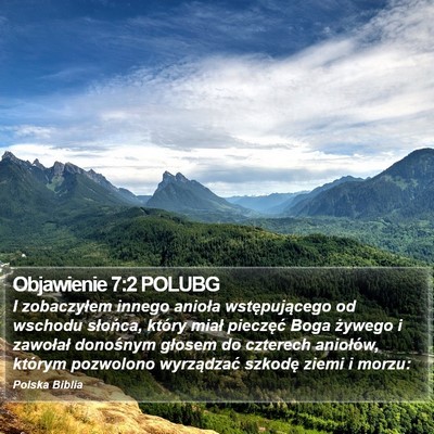 Objawienie 7:2 POLUBG Bible Verse Image