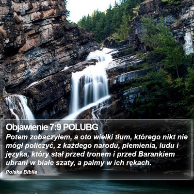 Objawienie 7:9 POLUBG Bible Verse Image
