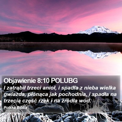 Objawienie 8:10 POLUBG Bible Verse Image
