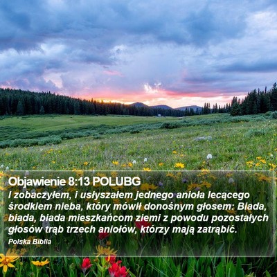 Objawienie 8:13 POLUBG Bible Verse Image