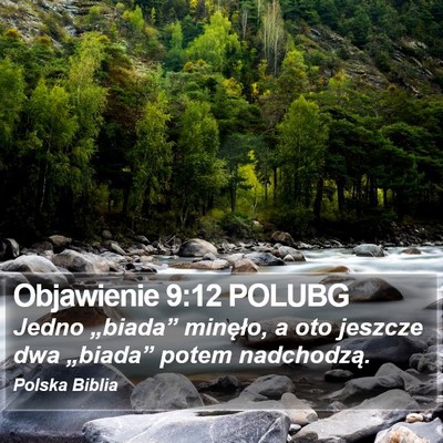 Objawienie 9:12 POLUBG Bible Verse Image
