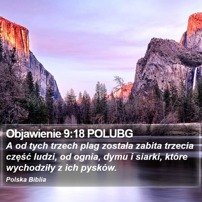 Objawienie 9:18 POLUBG Bible Verse Image