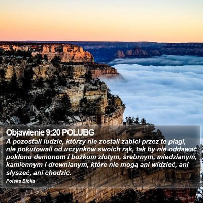 Objawienie 9:20 POLUBG Bible Verse Image