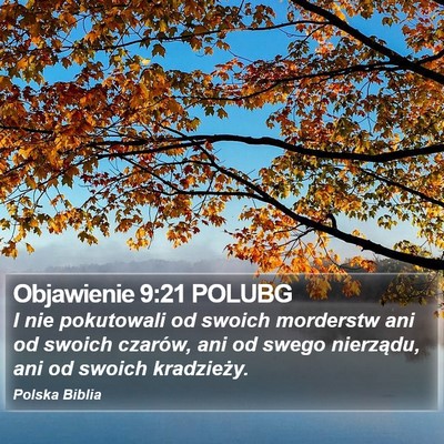 Objawienie 9:21 POLUBG Bible Verse Image