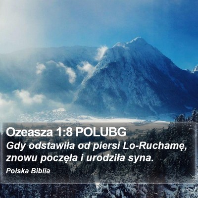 Ozeasza 1:8 POLUBG Bible Verse Image