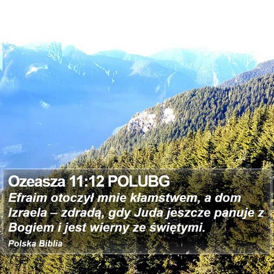 Ozeasza 11:12 POLUBG Bible Verse Image