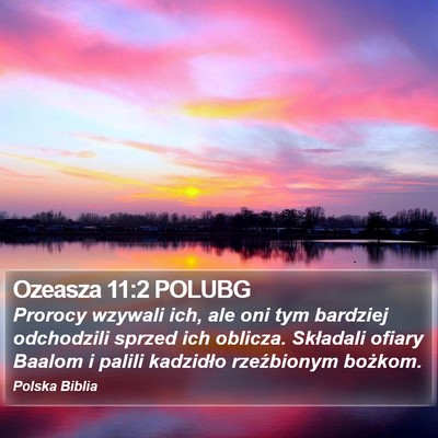 Ozeasza 11:2 POLUBG Bible Verse Image