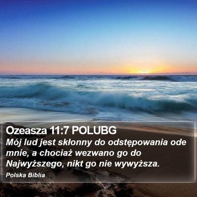 Ozeasza 11:7 POLUBG Bible Verse Image