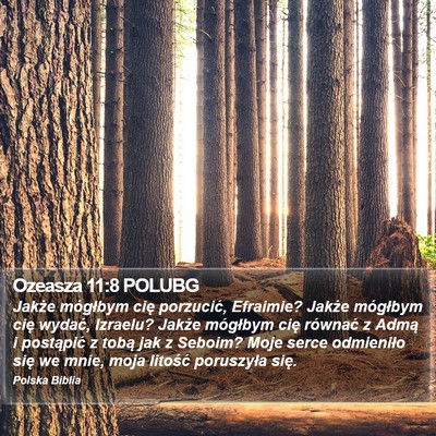 Ozeasza 11:8 POLUBG Bible Verse Image