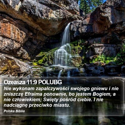 Ozeasza 11:9 POLUBG Bible Verse Image
