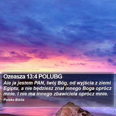 Ozeasza 13:4 POLUBG Bible Verse Image