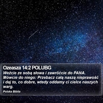 Ozeasza 14:2 POLUBG Bible Verse Image