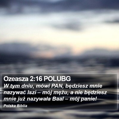 Ozeasza 2:16 POLUBG Bible Verse Image