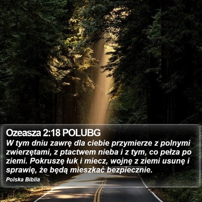 Ozeasza 2:18 POLUBG Bible Verse Image