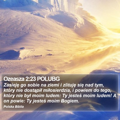 Ozeasza 2:23 POLUBG Bible Verse Image