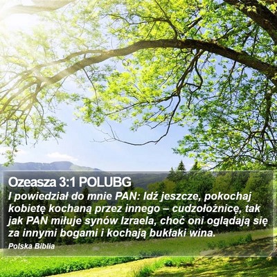 Ozeasza 3:1 POLUBG Bible Verse Image